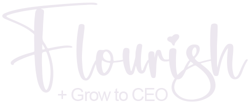 Flourish & Grow to CEO Logo