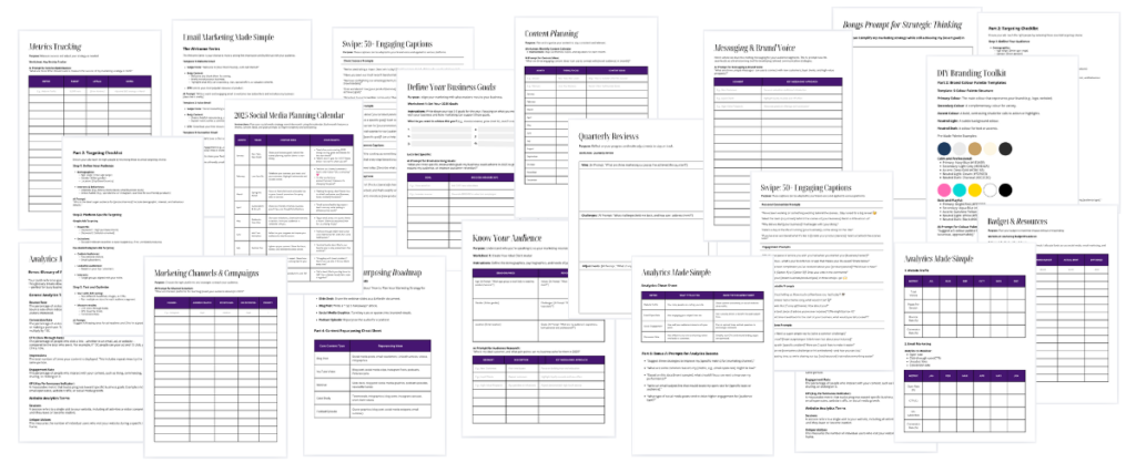 Templates and Worksheets